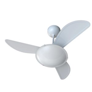 Ventilador de Teto Sunny Branco Ventisol 3 Pás Bivolt