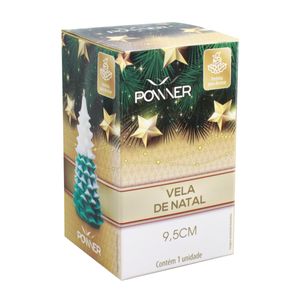 Vela Árvore de Natal Powner Verde 9,5cm