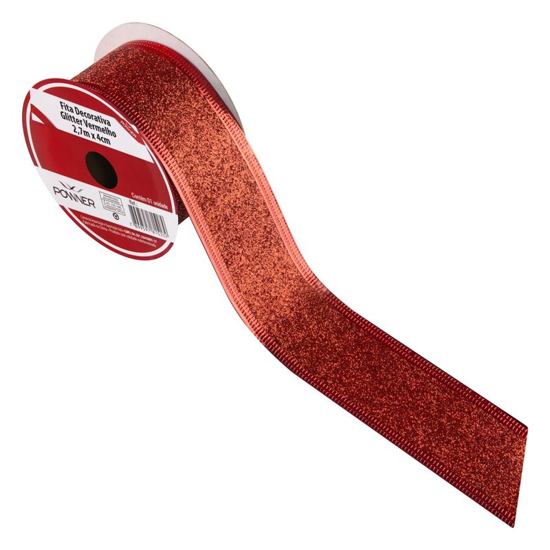 Fita-Decorativa-Glitter-Vermelho-Powner-27m-x-4cm-62288