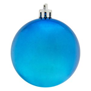 Conjunto Bola de Natal Azul Piscina Powner 6cm com 24 peças