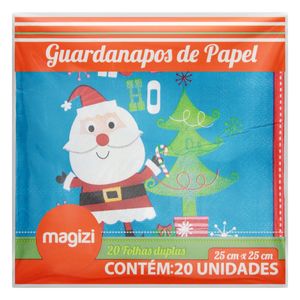 Guardanapo de Papel Decorado Magizi 25cm x 25cm 20 unidades