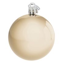 Conjunto Bola de Natal Champagne Powner 6cm com 8 peças