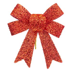 Laco de Natal Glitter Vermelho Powner 12cm x 16cm