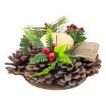 Porta-Vela-Dourado-Powner-15cm-107160