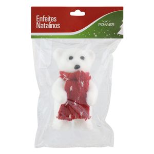 Enfeite de Urso Powner 11cm