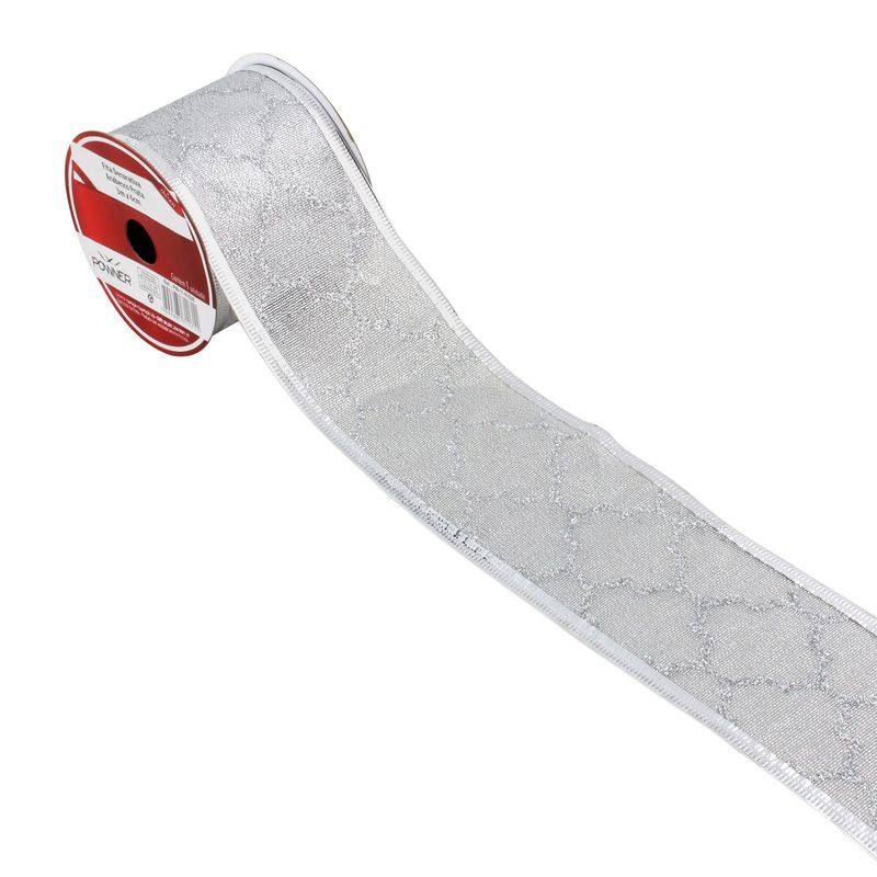 Fita-Natalina-Arabesco-Prata-Powner-6cm-x-3m-141538