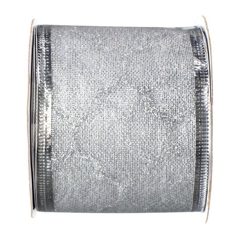 Fita-Natalina-Arabesco-Prata-Powner-6cm-x-3m-141537