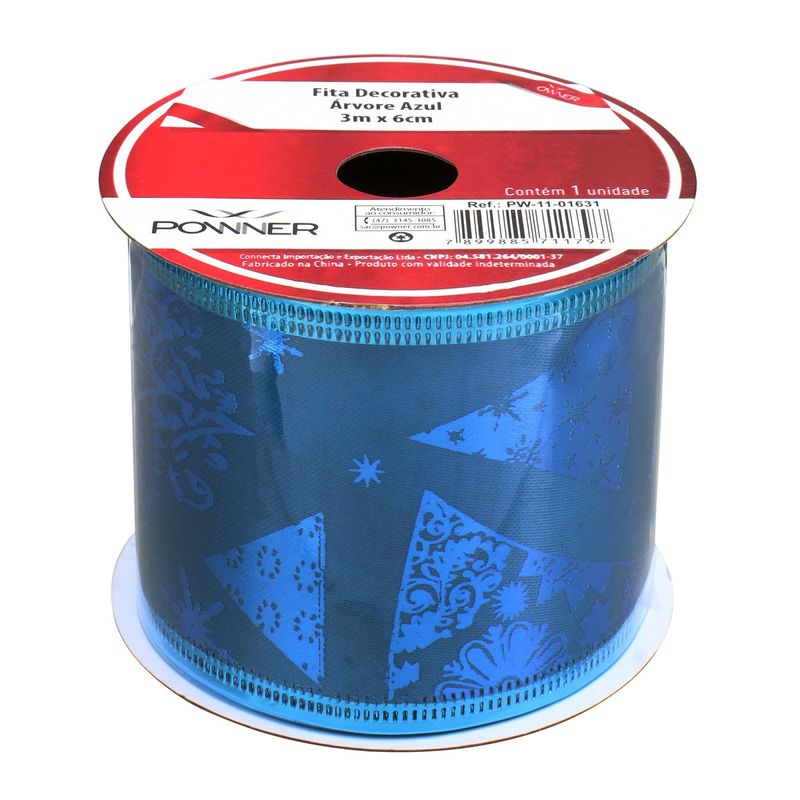 Fita-Natalina-Arvore-Azul-Powner-6cm-x-3m-141551