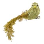 EnfeitedePassarinhoDouradoPowner14cm-142226