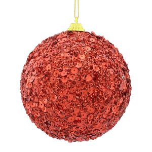 Bola de Natal Sugar Mix Vermelha Powner 10cm