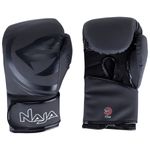 Kit-Luva-de-Boxe-e-Muay-Thai-Preta-Naja-com-Protetor-Bucal-e-Bandagem-151309