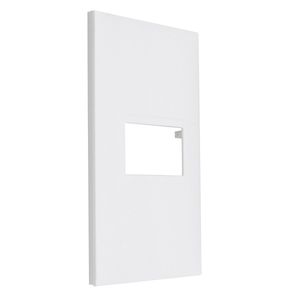 Placa Branca com 1 Posto Pial Plus + Legrand 4x2