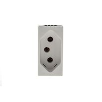 Módulo Tomada 2 Pinos + Terra Pial Plus + Legrand Branco 20A