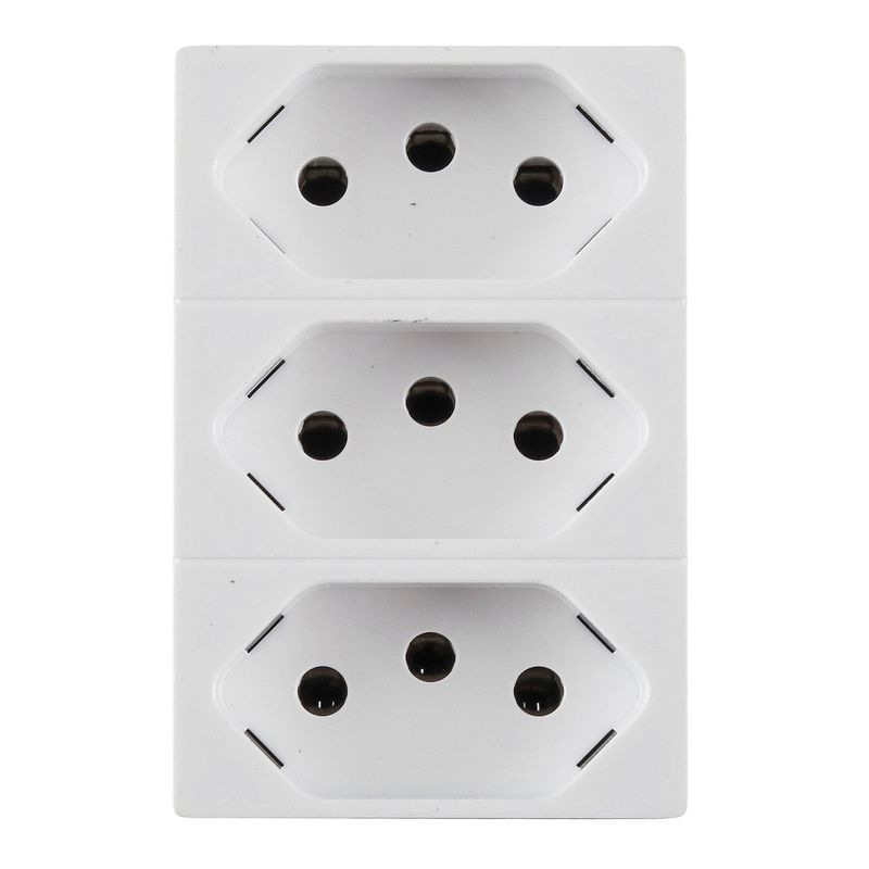 Modulo-Triplex-2-Pinos---Terra-Pial-Plus---Legrand-Branco-10A-151509