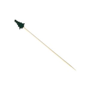 Palito para Aperitivo de Árvore de Natal Magizi 12cm com 50 peças(Produto Sortido)