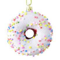 Conjunto de Enfeite Donut Powner 8cm com 3 peças