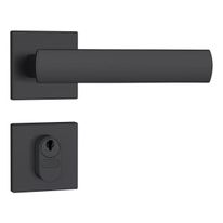 Fechadura Externa Roseta Stam RQ1 803/35 Preto Fosco
