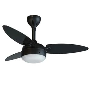 Ventilador de Teto Elluz Preto  Ventisol 3 Pás Bivolt