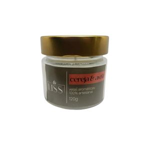 Vela Vegetal Cereja e Avelã Liss 120g