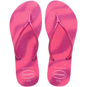 Sandália Slim Tube Gloss Rosa Havaianas