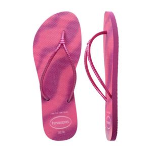 Sandália Slim Tube Gloss Rosa Havaianas