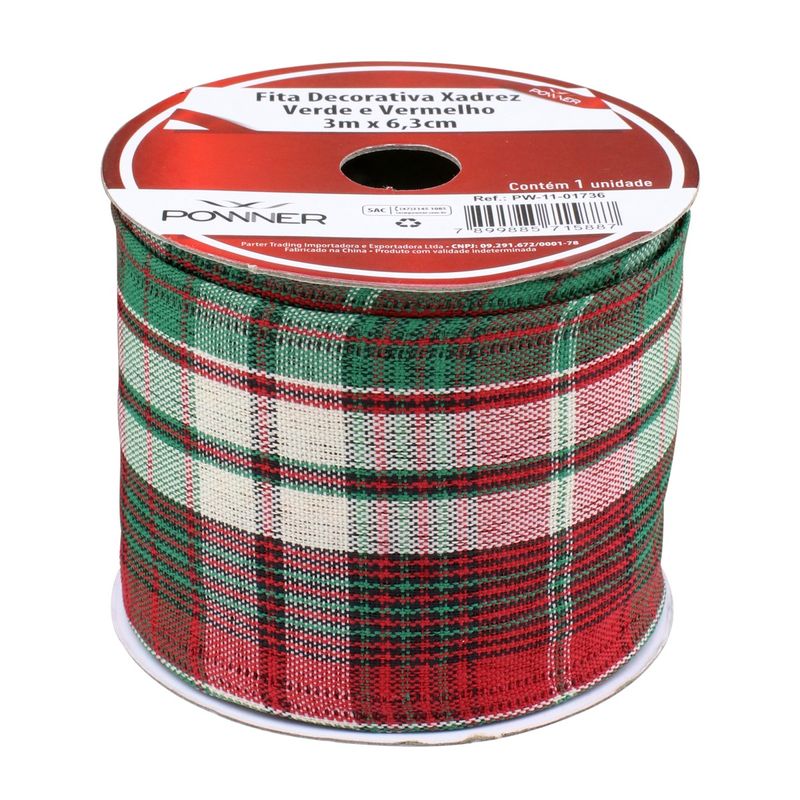 FitadeNatalXadrezVerdeeVermelhoPowner6cmx3m-153101
