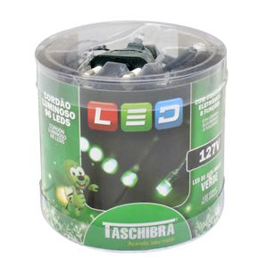 Pisca 96 Leds Verde Taschibra 8 Funções 127V