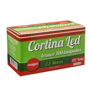 Cortina de Luz Branca Magizi 100 Leds 127V