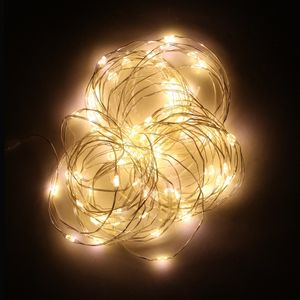 Cordão Luminoso à Pilha Branco Suave Newpro 100 Leds