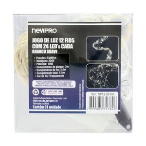 Pendente de Led 12 Fios Newpro 3m 220V