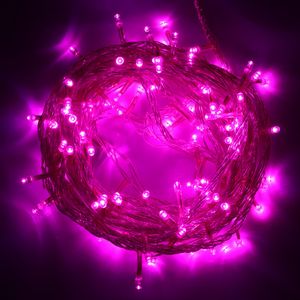 Pisca 100 Leds com Emenda Newpro Rosa