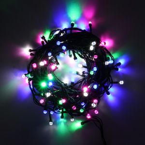 Pisca 100 Leds Hexa com Emenda Newpro Rosa e Branco