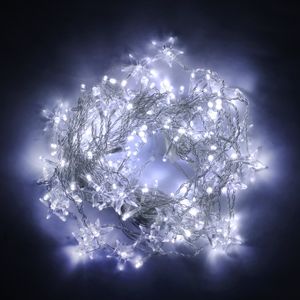 Cascata com Emenda de Estrelas Newpro 200 Leds Branco