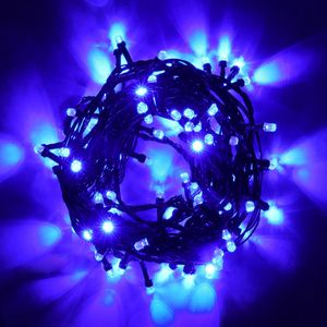 Pisca 100 Leds Azul Newpro Hexa com Emenda