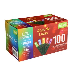 Pisca 100 Leds Bubble Newpro Colorido