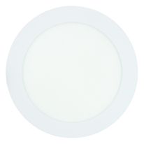 Painel Led de Embutir Branco Redondo Bronzearte Slim 12W 3000K