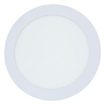 Painel Led de Embutir Branco Redondo Bronzearte Slim 12W 6500K