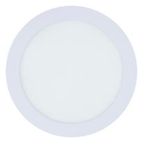Painel Led de Embutir Branco Redondo Bronzearte Slim 18W 4000K