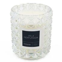 Vela Aromática com Suporte de Vidro Home 7cm x 8cm(Produto Sortido)
