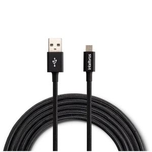 Cabo Micro Usb de Nylon Intelbras 1,5m