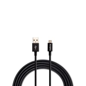 Cabo Micro Usb Intelbras Preto 1,2m