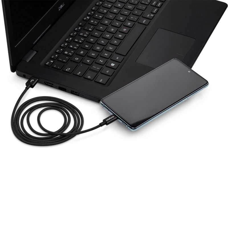 Cabo-Usb-Tipo-C-de-Nylon-Intelbras-Preto-15m-152287