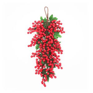 Arranjo de Folhas Multi Berries Magizi Vermelho 60cm