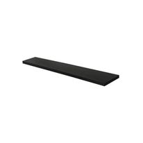 Prateleira Preta com Suporte Invisível Bemfixa 25cm x 60cm