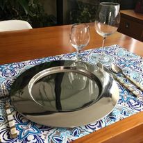 Sousplat em Inox  Ikinci  33cm