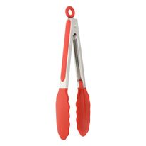 Pegador de Salada de Silicone Cabo Inox Ikinci 27cm