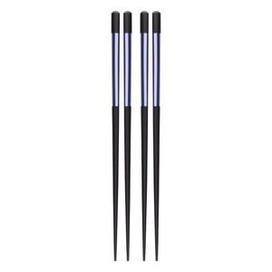 Conjunto de Hashi de Bambu Ikinci Azul 22,5cm 4 peças (Produto Sortido)