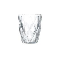 Copo de Vidro Diamond Em Casa Tem Glass 260ml