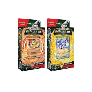 Deck Pokémon Batalha Ex Victini e Miraidon Copag(Produto Sortido)