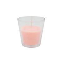 Vela Aromática Baunilha com Suporte de Vidro Home 6cm x 7cm(Produto Sortido)